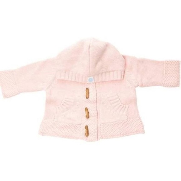 Beba Bean knit cardigan with hood 6-12 months - Picture 2 of 5